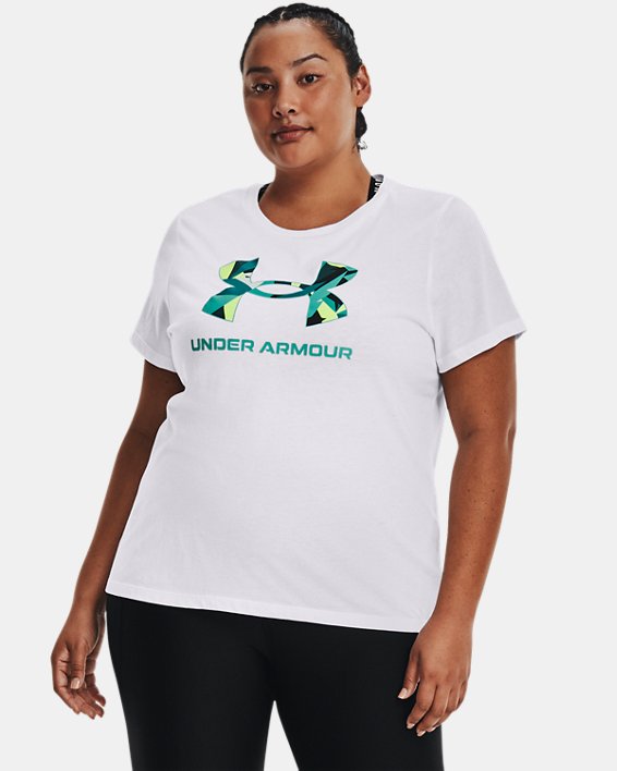 Women's UA Sportstyle Graphic Short Sleeve in White image number 0